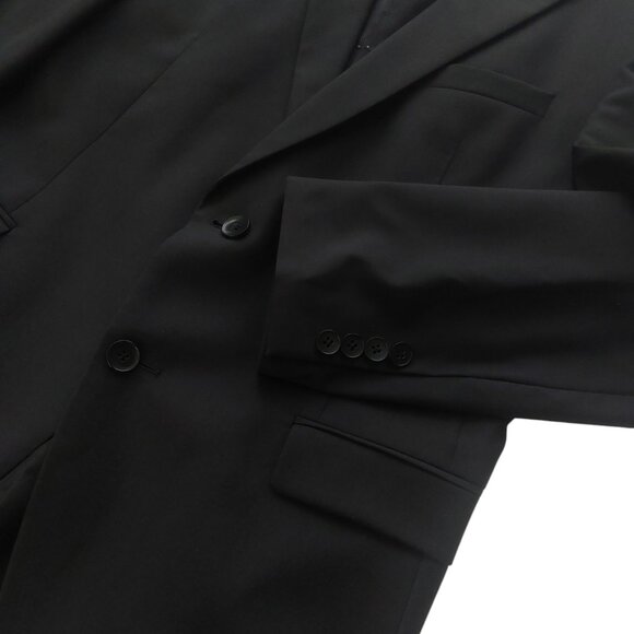 (SOLD) Strellson L-Rick-James Black 100% Virgin Wool Blazer Jacket Size EU 48 U… - Picture 3 of 12